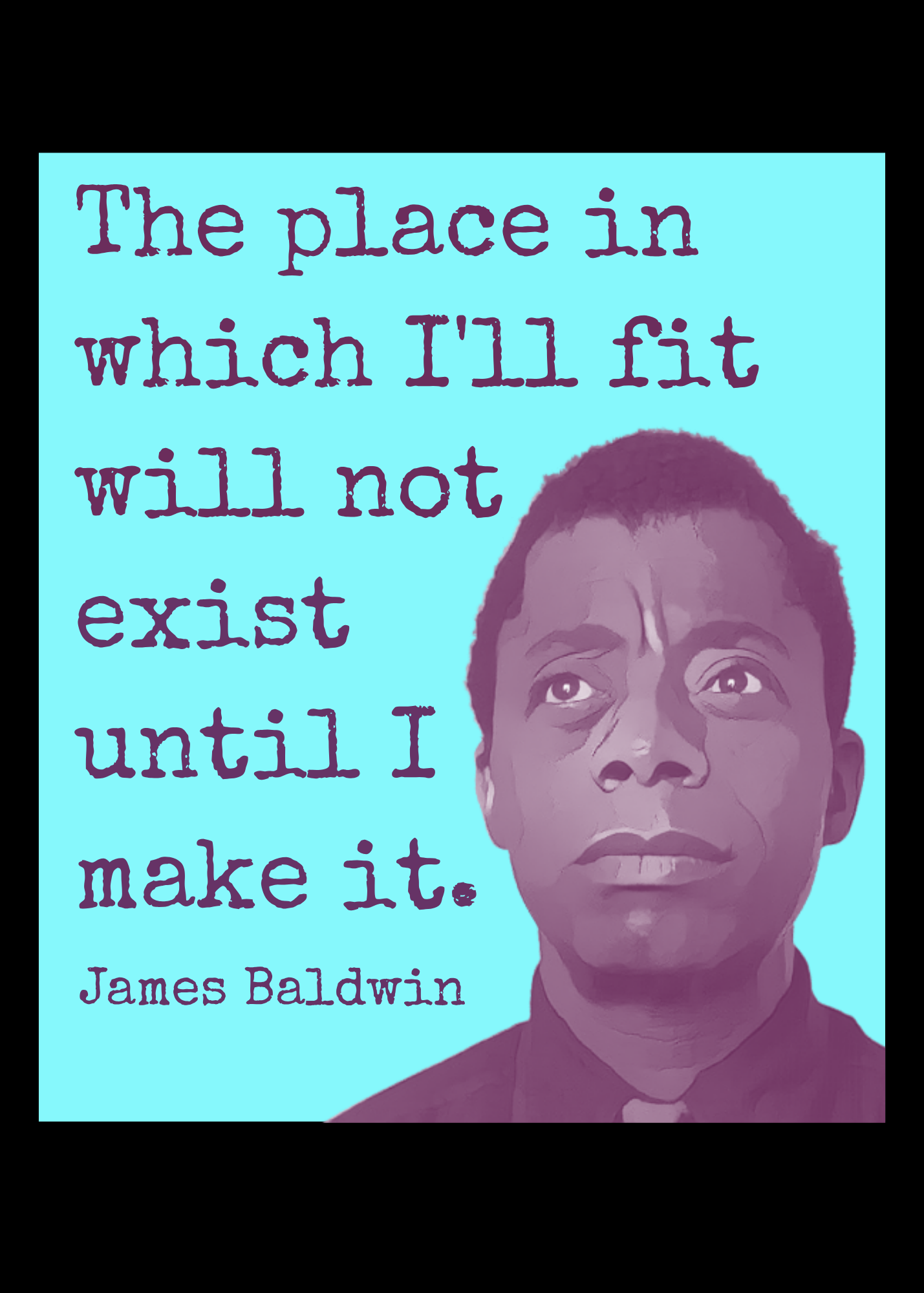 James Baldwin "Make Your Place" Hoodie