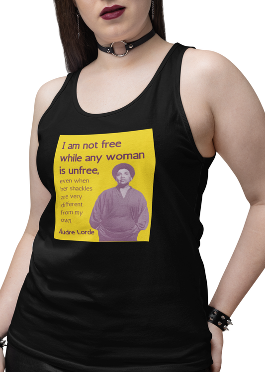 Audre Lorde "Together Free" Tank Top | Femme Fit