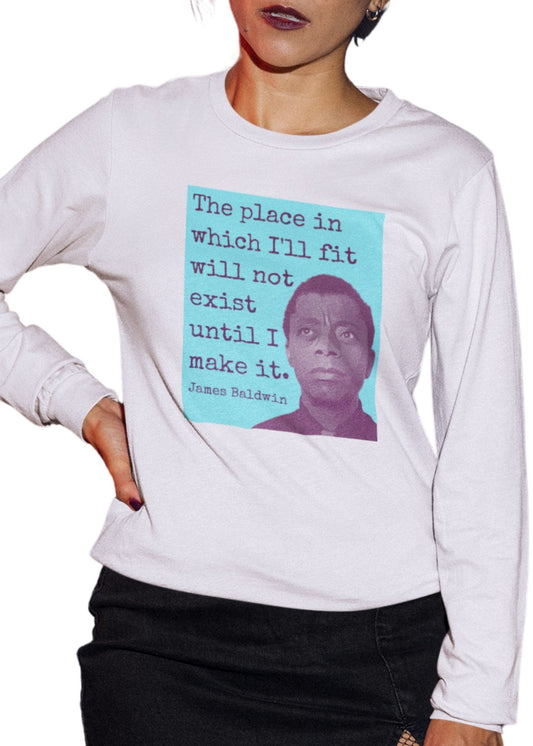 James Baldwin "Make Your Place" Long-Sleeve Tee