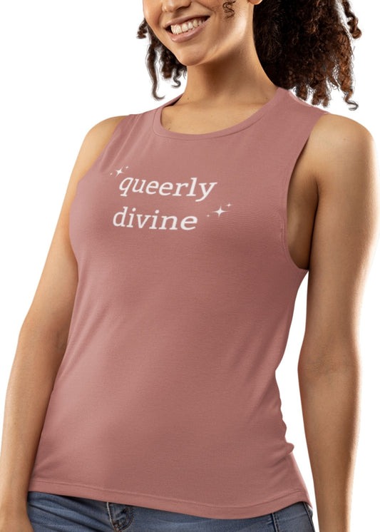 Queerly Divine Tank Top | Femme Fit